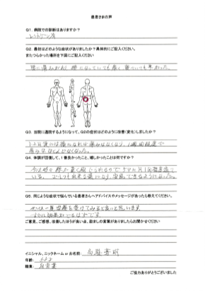 患者様の声(高梨 芳明 様)